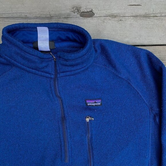 Patagonia Better Sweater Half Zip Jacket XL Blue - Picture 5 of 11